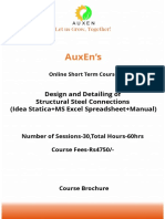 AuxEn-Design and Detailing of Structural Steel Connections-Course Brochure