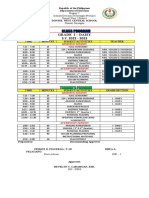 Class Program-Yehlen SY 2022-2023