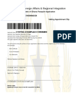 Print Appointment Slip - Online Passport Application