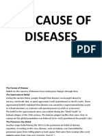 The Cause of Diseases