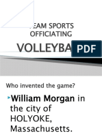 TEAM SPORTS OFFICIATING-volleyball