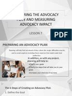 Advocacy Group 6 - Lesson 7
