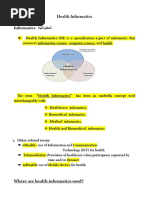 Health Informatics S