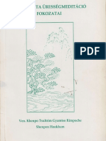 Tsultrim Gyamtso - A Buddhista Ürességmeditáció Fokozatai