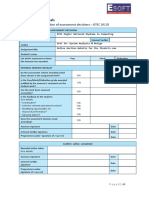 Higher Nationals: Internal Verification of Assessment Decisions - BTEC (RQF)