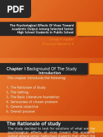 The Psychological Effects of Vices Towards Academic Output Among Selected Senior High School