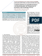 Application Status and Development of Agricultural Science and Technology in Shandong Under The Background of Agricultural Science and Technology Service