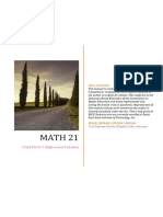 Math 21: Calculus 1/Differential Calculus Module