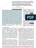 Grievance Procedure and Organizational Citizenship Behaviour in Multinational Oil and Gas Companies in Nigeria