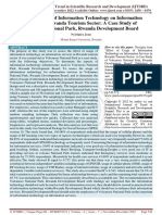 Effect of Usage of Information Technology On Information Services in Rwanda Tourism Sector A Case Study of Volcanoes National Park, Rwanda Development Board