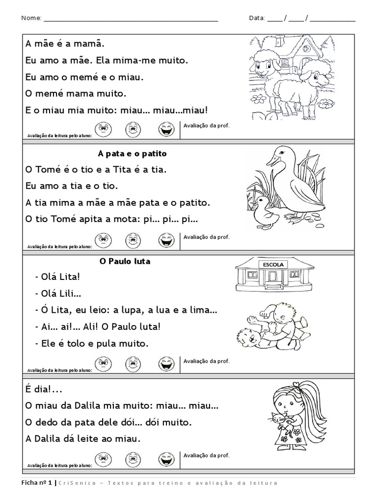 1ºano-Leituras para Avaliação | PDF