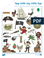 Pirate Themed I Spy With My Little Eye Activity