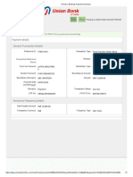 Payment Summary for ABC Infotech Transfer