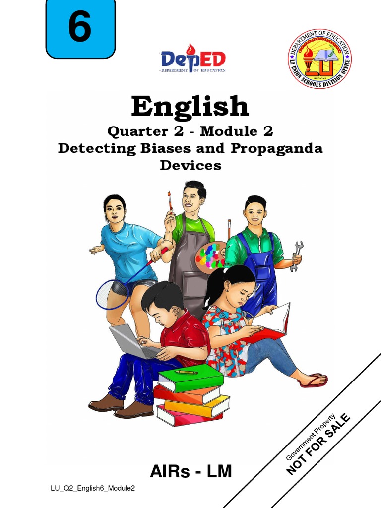 Q2 English 6 Module 2 - Edited | PDF | Propaganda | Bias
