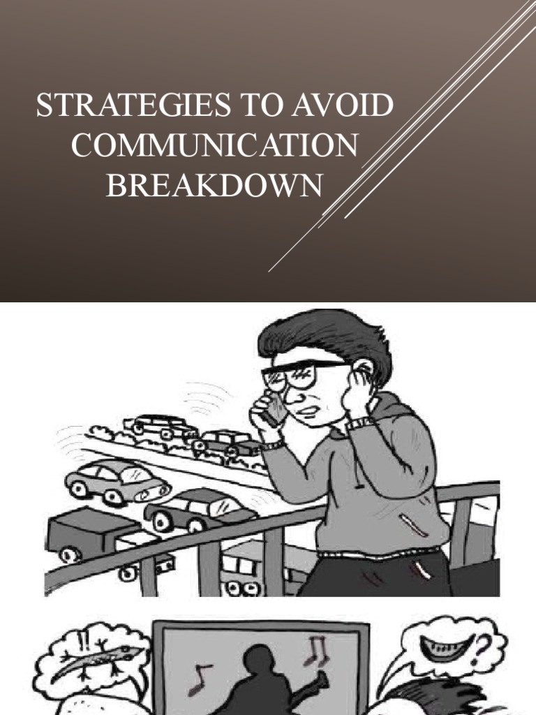 Strategies to avoid communication breakdown pdf communication
