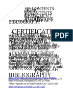 Certificate: Bibliography