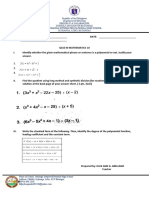 Math 10 Quiz