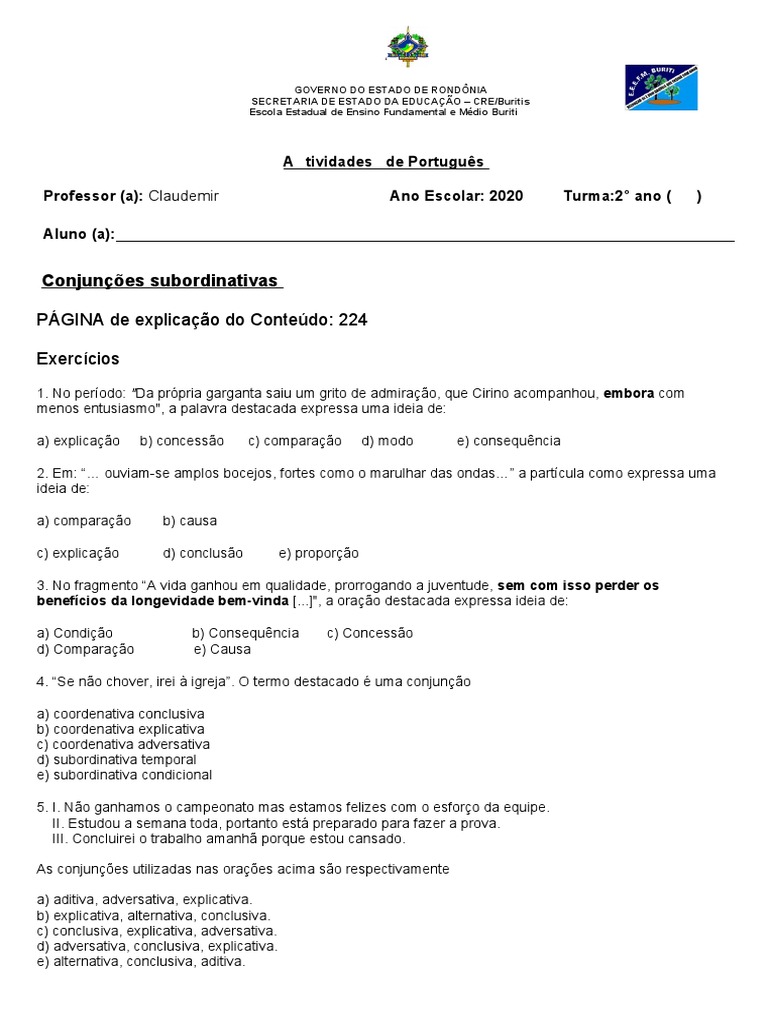 2° Ano A, B, C, F, G Atividades Do Livro 06 07 2020 Download grátis