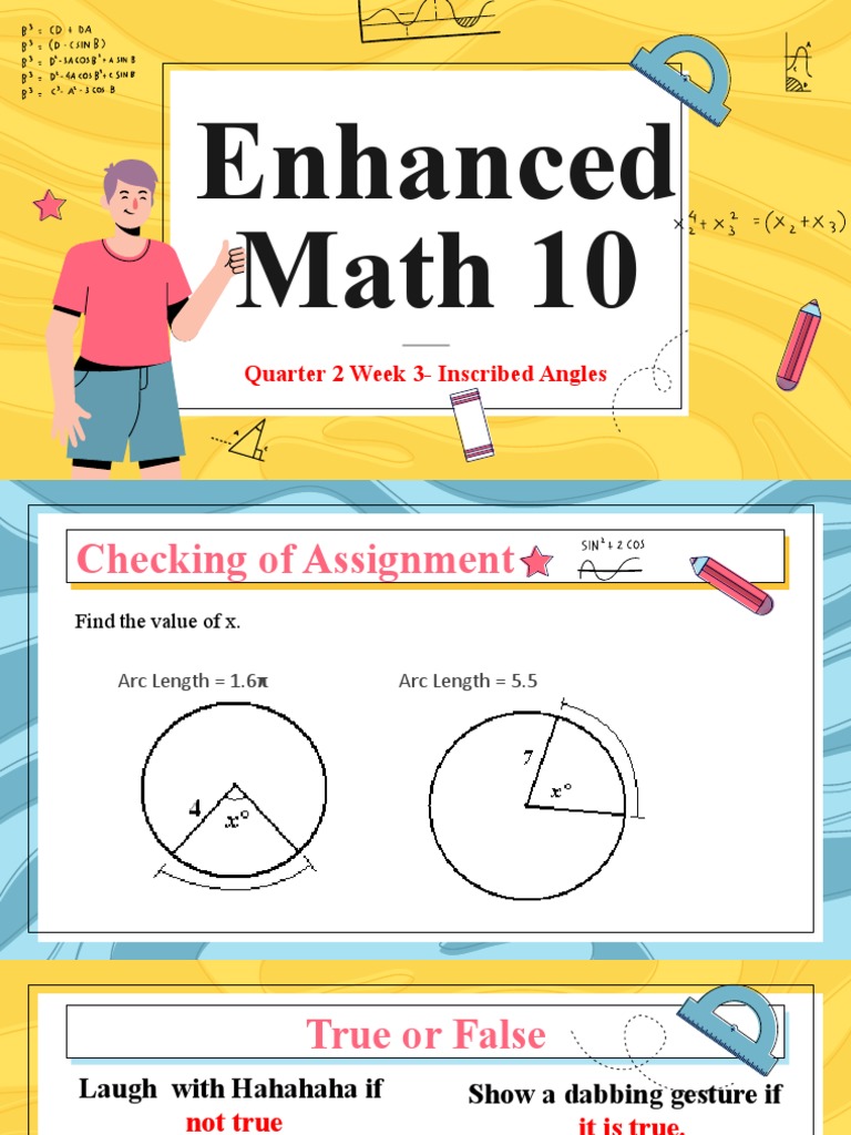 Inscribed Angles and Intercepted Arcs | PDF | Triangle | Circle