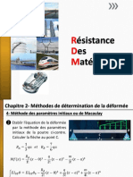 Cours6 RDM2 - Chapitre 2 - Differentes Methodes de Determination de La Deformee