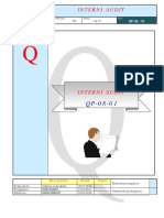 QP 08 01 Procedura Za Interni Audit