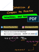 Organic Conversions Haloalkanes and Haloarenes