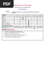 ICCTD 2O11 Reviewform