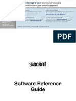 Commtest Ascent Software Reference Guide