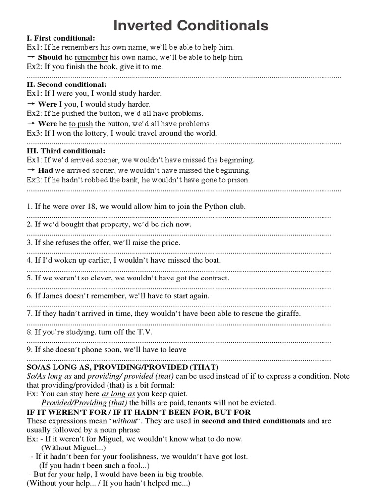 Lesson 4 Converted Conditional | PDF