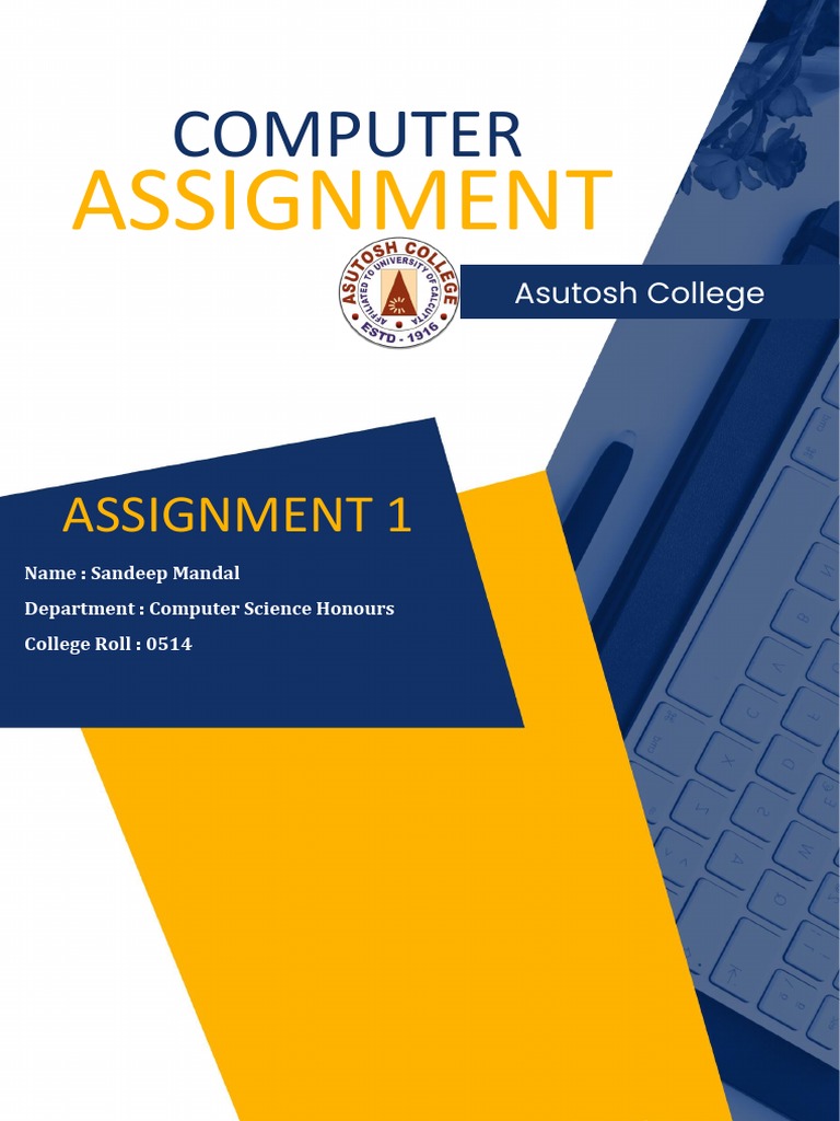Frontpage Assignment 1 | PDF