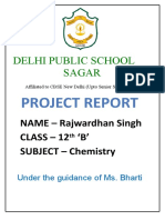 Chemistry Project Class 12th