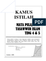 Istilah Tasawur Islam