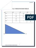 Formule Trigonometrice.