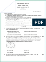 Science Sample Paper - 3 - 1