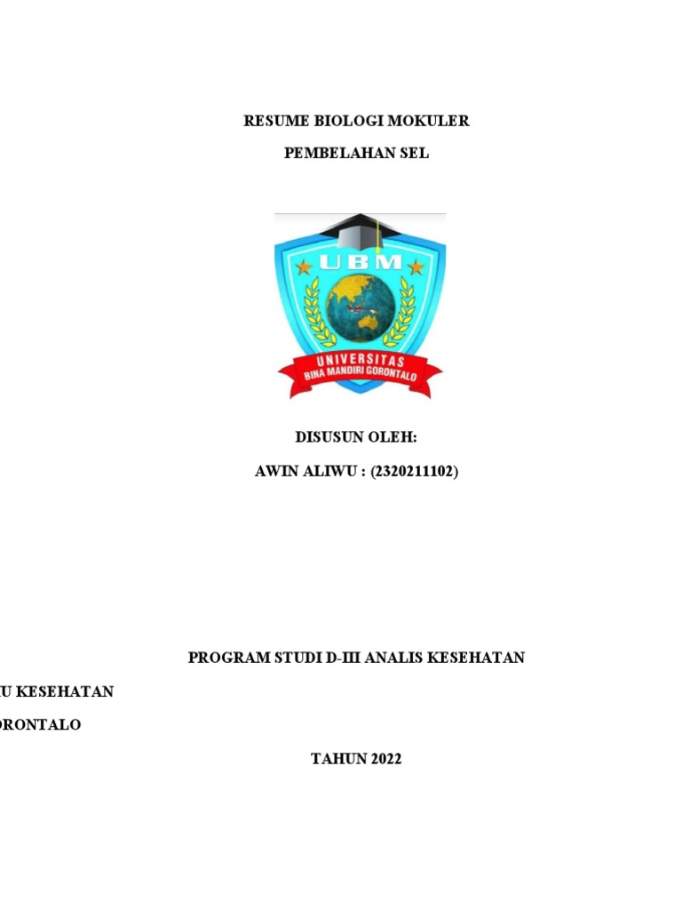 Proses dan Jenis Pembelahan Sel | PDF