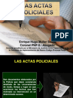 Actas Policiales