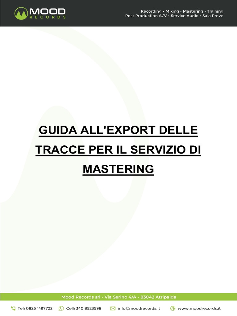 Guida mastering pdf
