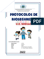 Protocolos de Bioseguridad U.E Siguas 2022