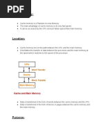 Cache Memory