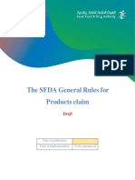 The SFDA General Rules For Products Claim 2.0