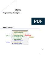 Embedded Programming Paradigms for Real-Time Systems