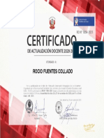 Certificado Actualizacion Docente 2021