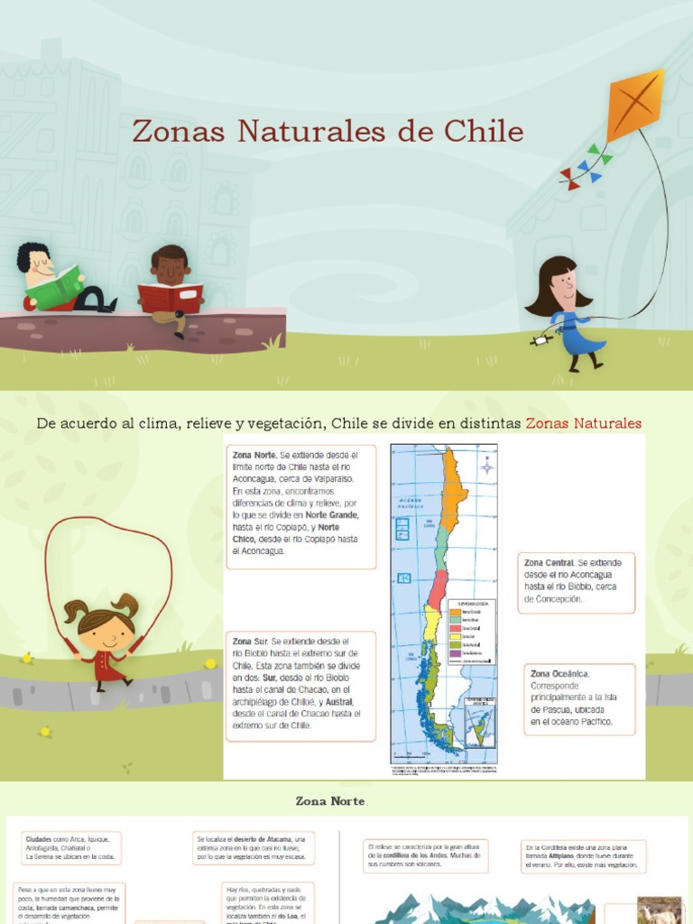 Zonas Naturales de Chile: Clima y Relieve | PDF