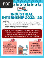 Industrial Internship 2022