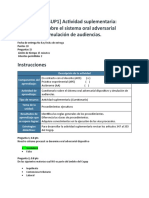 Actividad Suplementaria Cuestionario Sobre El Sistema Oral Adversarial Dispositivo y Simulación de Audiencias