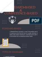 Standard-Based & Competence-Based