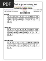 19-08-2022 - SR - Super60&All - Jee-Adv (2021-P1) - GTA-33 - Key & Sol's