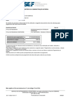 Ministério Da Administração Interna: Classificacao Receita Taxa ( )