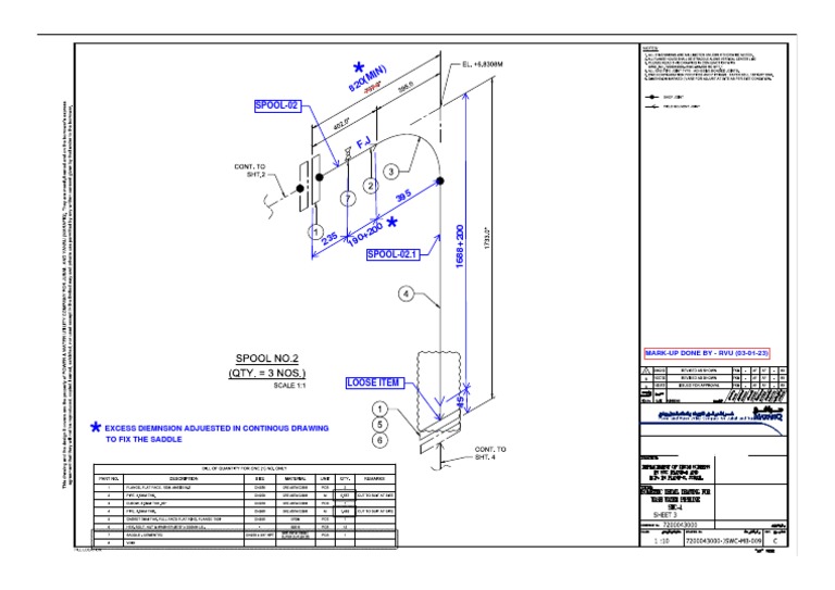 Piping Isometric DWG | PDF
