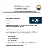 Surat Permohonan Latihan Fizikal Silat Gayong - Sem Jan 2022